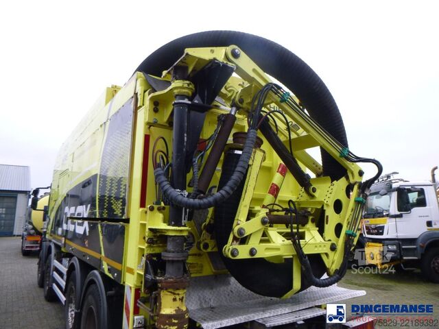 Засмукващо превозно средство Iveco Trakker 450 8x4 MTS vacuum excavator / Saugbagger