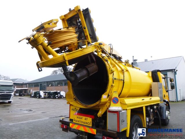 Засмукващо превозно средство D.A.F. LF 55.220 4X2 RHD Whale vacuum tank 8.1 m3