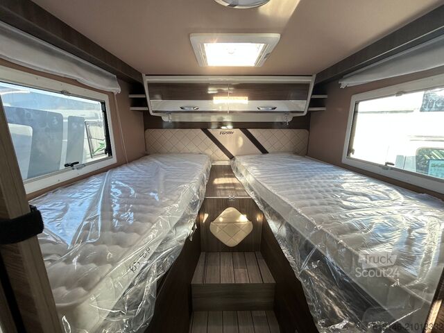 Integraal camper FORSTER I 745 EF 180 PS, Maxi 4,4 t, elektr. Hubbett