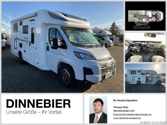 Half-integraal camper FORSTER T 699 EB, Automatik, Markise, Radio mit Navi