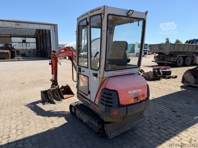 Miniescavatore KUBOTA KX 41-2c, S.W.S., Löffelpaket, Schild