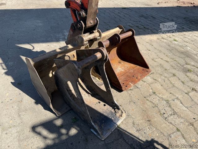 Miniescavatore KUBOTA KX 41-2c, S.W.S., Löffelpaket, Schild