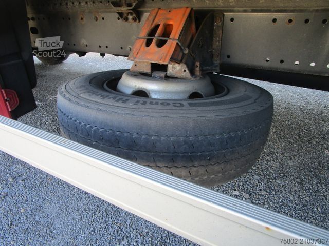 Platós teherautó ponyvával MERCEDES-BENZ TGL 12.210 L *LBW+2xAHK+Luft+6,10m+3-Sitze*