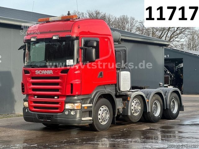 Camion poids lourd SCANIA R580 8x4/4 Retarder/ Hydraulik/ Lenk&Lift