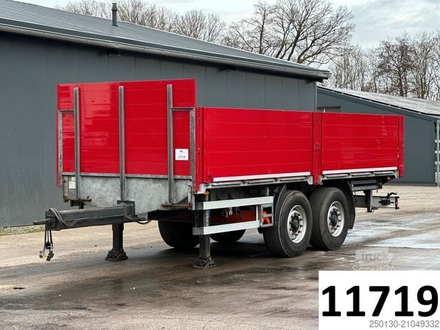 Open trailer  2.Achs-Tandem AH Pritsche  Bordwänden  & Rungen