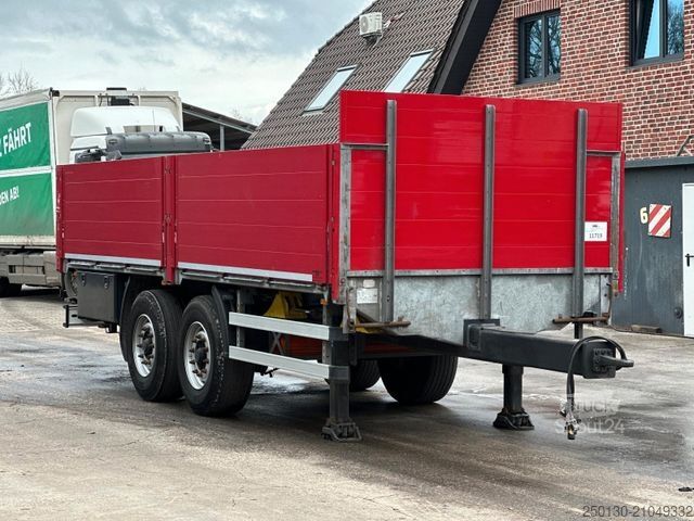 Open trailer  2.Achs-Tandem AH Pritsche  Bordwänden  & Rungen