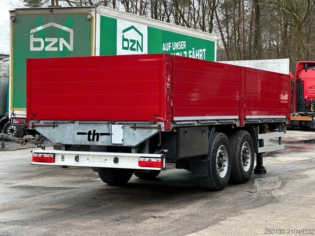 Open trailer  2.Achs-Tandem AH Pritsche  Bordwänden  & Rungen