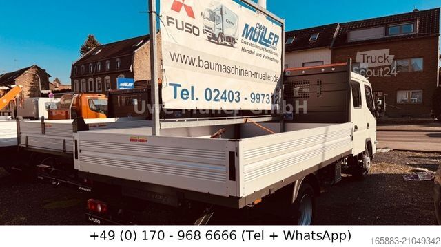 Pick-up bestelwagen FUSO Canter 3 C 15 Doppelkabine + Pritsche