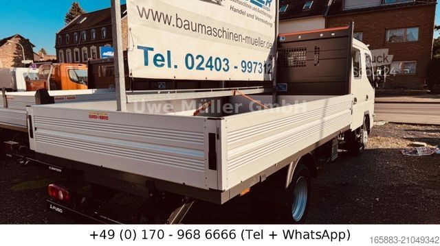 Pick-up bestelwagen FUSO Canter 3 C 15 Doppelkabine + Pritsche