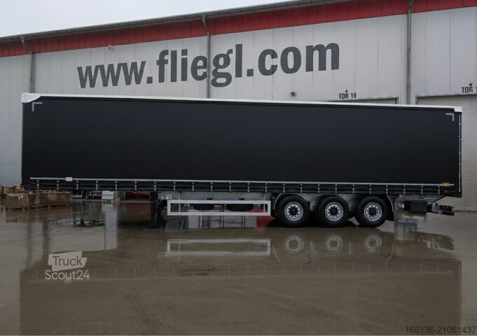Open semitrailer with tarp FLIEGL SDS 390 RoadRunner // SONDERAKTION