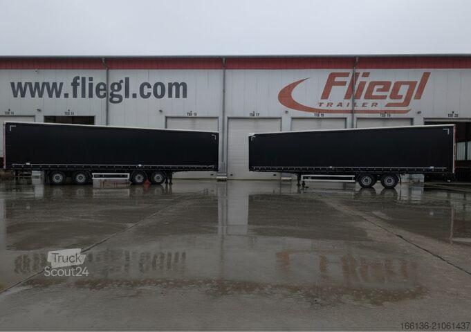 Open semitrailer with tarp FLIEGL SDS 390 RoadRunner // SONDERAKTION