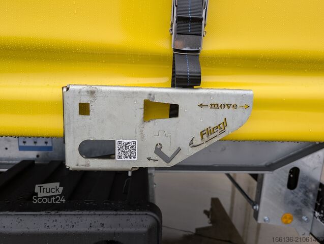 Open semitrailer with tarp FLIEGL SDS 390 RoadRunner // SONDERAKTION