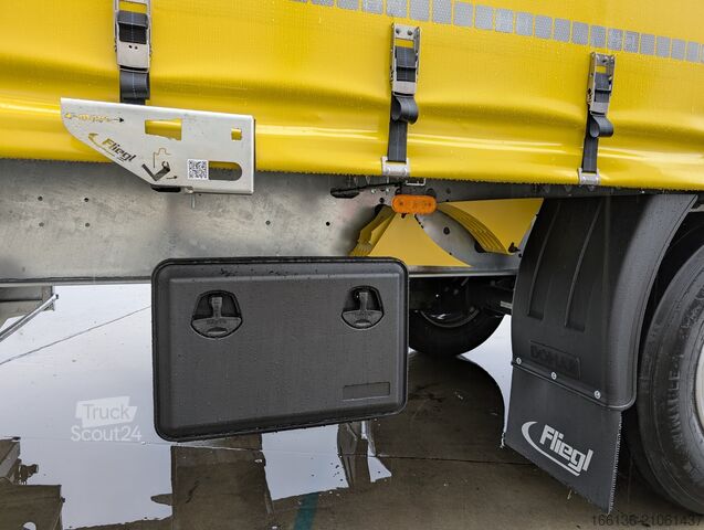 Open semitrailer with tarp FLIEGL SDS 390 RoadRunner // SONDERAKTION
