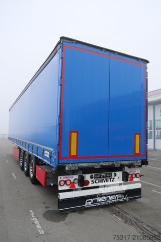Open semitrailer with tarp SCHMITZ CARGOBULL SCS 24 / LASI 12642 XL /2 x LIFTACHSE /ALUKESSEL
