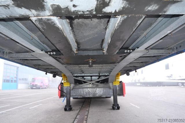 Open semitrailer with tarp SCHMITZ CARGOBULL SCS 24 / LASI 12642 XL /2 x LIFTACHSE /ALUKESSEL