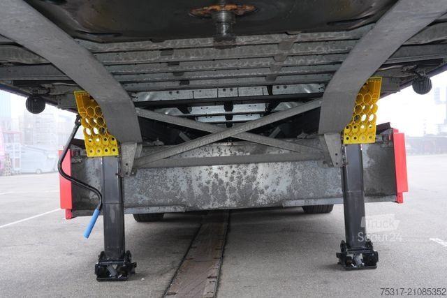 Open semitrailer with tarp SCHMITZ CARGOBULL SCS 24 / LASI 12642 XL /2 x LIFTACHSE /ALUKESSEL