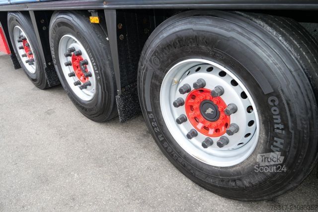 Open semitrailer with tarp SCHMITZ CARGOBULL SCS 24 / LASI 12642 XL /2 x LIFTACHSE /ALUKESSEL