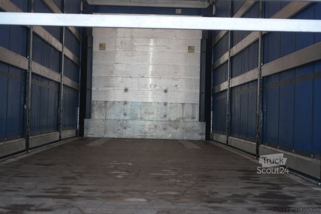 Open semitrailer with tarp SCHMITZ CARGOBULL SCS 24 / LASI 12642 XL /2 x LIFTACHSE /ALUKESSEL