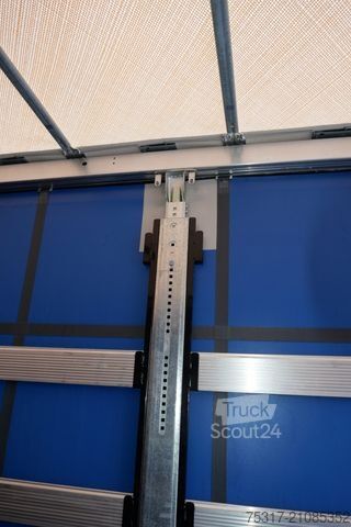 Open semitrailer with tarp SCHMITZ CARGOBULL SCS 24 / LASI 12642 XL /2 x LIFTACHSE /ALUKESSEL