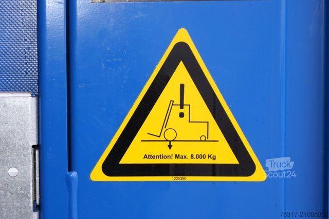 Open semitrailer with tarp SCHMITZ CARGOBULL SCS 24 / LASI 12642 XL /2 x LIFTACHSE /ALUKESSEL