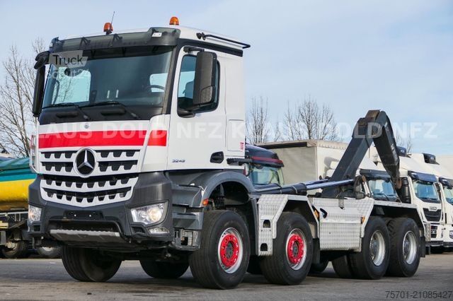 Hakowiec MERCEDES-BENZ Arocs 3248 Abrollkipper HIAB 8x4 Retarder Euro 6