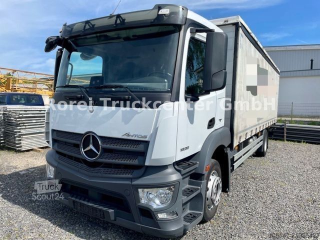 LKW mit Pritsche & Plane MERCEDES-BENZ MB 1836L Antos E6, Klima, Edscha, LBW1,5t
