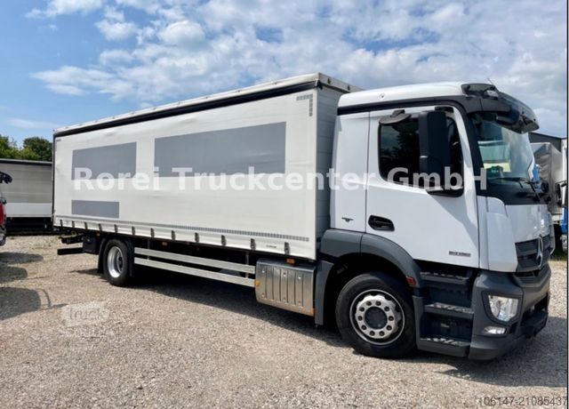 LKW mit Pritsche & Plane MERCEDES-BENZ MB 1836L Antos E6, Klima, Edscha, LBW1,5t