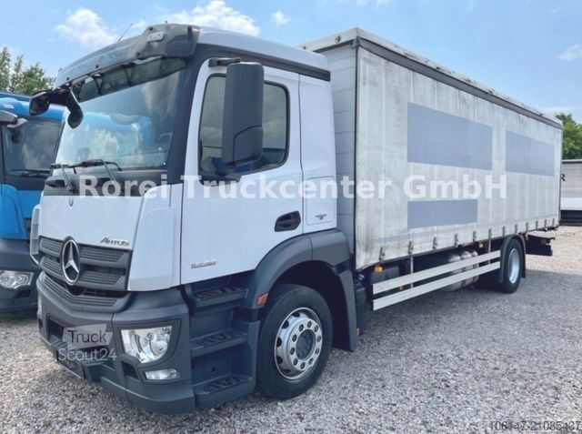 LKW mit Pritsche & Plane MERCEDES-BENZ MB 1836L Antos E6, Klima, Edscha, LBW1,5t