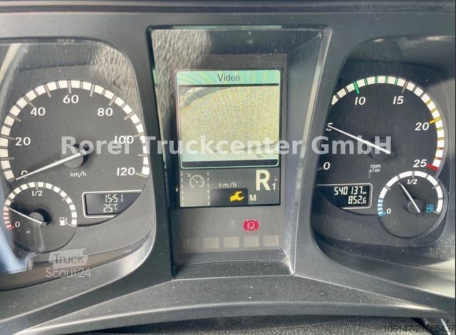 LKW mit Pritsche & Plane MERCEDES-BENZ MB 1836L Antos E6, Klima, Edscha, LBW1,5t