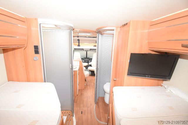 Half-integraal camper HYMER/ERIBA ML-T 620 EINZEL&HUBBETT 2SOLAR AHK SAT LUFTFED.