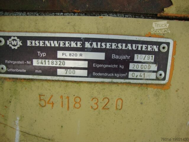 Telescopic excavator EWK PL820R Teleskopbagger