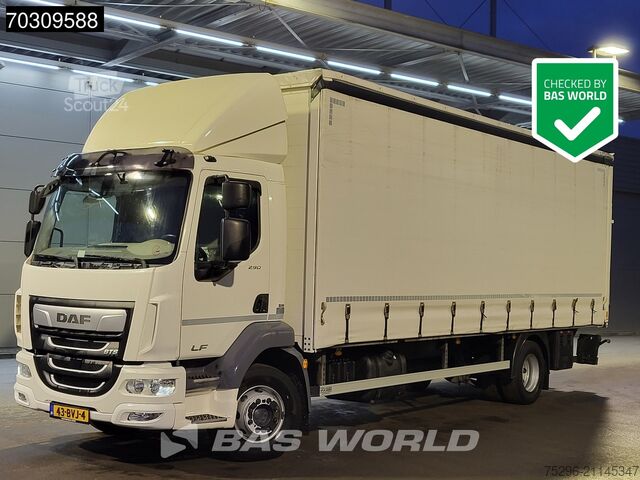 Συρόμενος μουσαμάς DAF LF 290 4X2 NL-Truck APK curtainsides 1500 kg La...