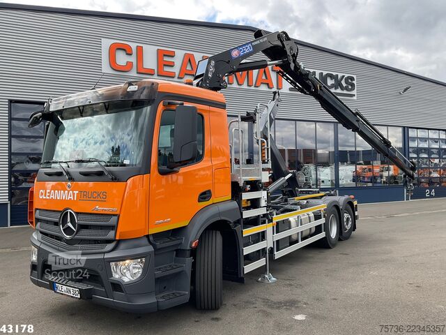 System för krokarm Mercedes-Benz Actros 2643 Euro 6 HMF 23 Tonmeter laadkraan