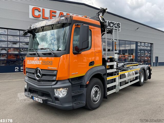 System för krokarm Mercedes-Benz Actros 2643 Euro 6 HMF 23 Tonmeter laadkraan
