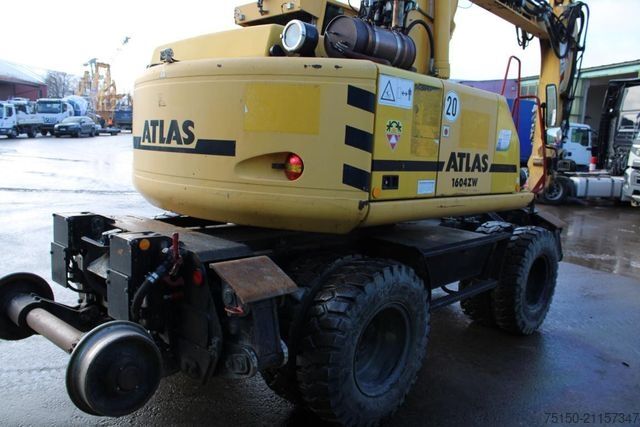 Escavatore gommato ATLAS 1604 K ZW Zweiwegebagger Gleisbagger Nr.: 044