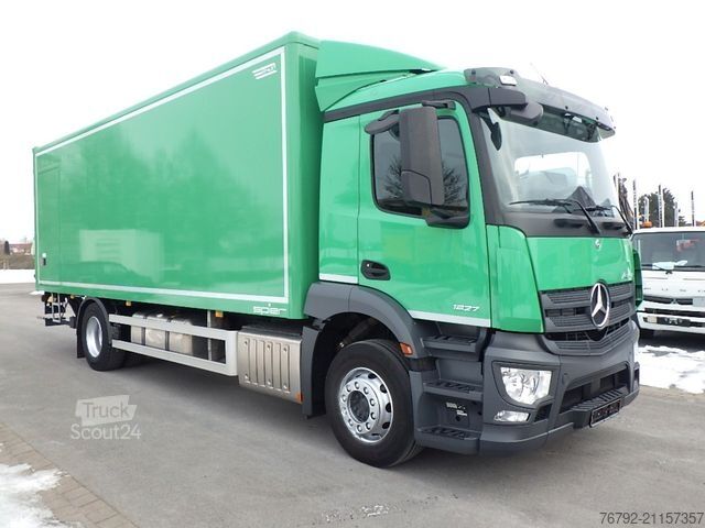 Skriňové nákladné vozidlo MERCEDES-BENZ 1827 L Actros Koffer 7,3m/LBW/Seitentür/AHK/Klim
