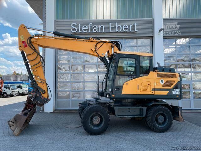 Escavatore gommato Hyundai HW 180 / 3.054h / hydr. Grabenräumer / Klima