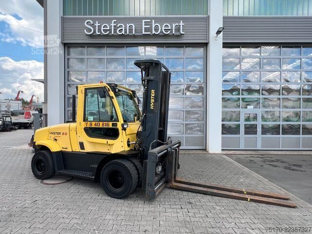  Hyster H8.0 FT9 / nur 1.426h! / Triplex: 5,52m / ZVG