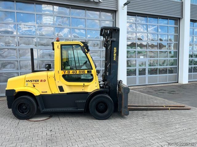  Hyster H8.0 FT9 / nur 1.426h! / Triplex: 5,52m / ZVG