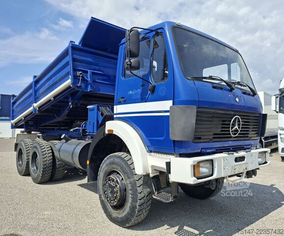 Dreiseitenkipper LKW MERCEDES-BENZ 2628 AK 6x6 Allrad Meiller 3-Seiten Kipper AHK
