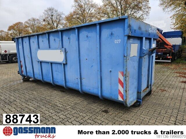 Hákový kontejner Abrollcontainer mit Flügeltür ca. 27m³