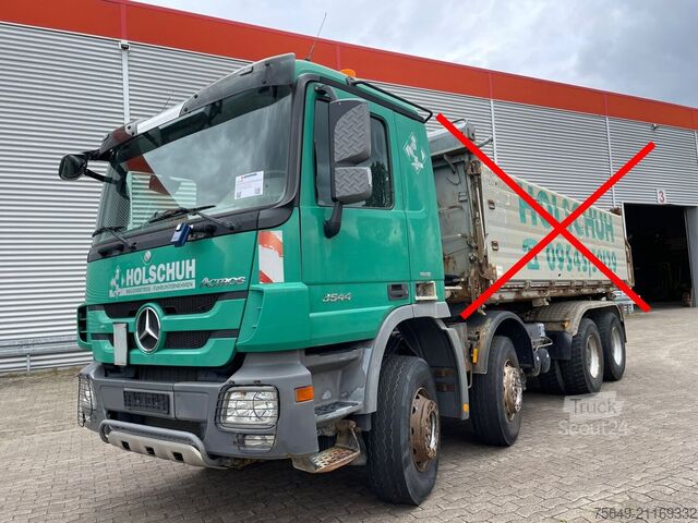 Chasis de camión Mercedes-Benz Actros MP III 3544/8x4/4 Actros MP III 3544/8x4/4, 3 Pedale