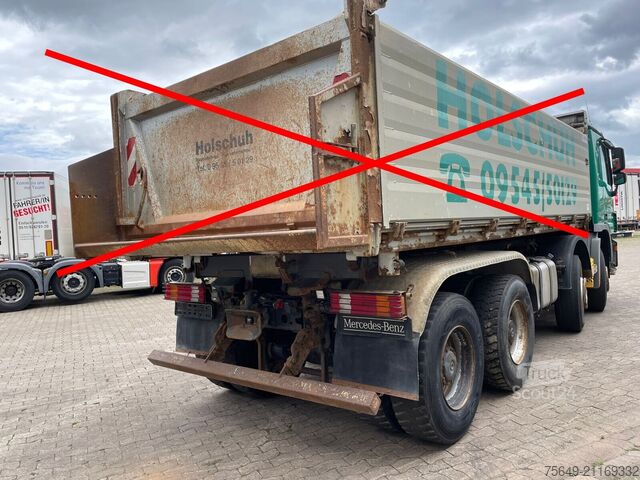 Chasis de camión Mercedes-Benz Actros MP III 3544/8x4/4 Actros MP III 3544/8x4/4, 3 Pedale