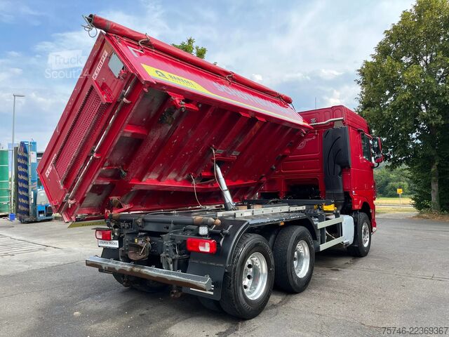 Kipper DAF XF 530 FAT, 6x4, Kempf 3-Seiten Kipper, Bordmatik