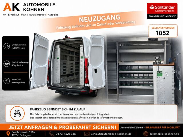 Hög tak skåpbil Mercedes-Benz Sprinter L2H2 317 CDI   AUTOMATIK   BOTT REGAL   AHK