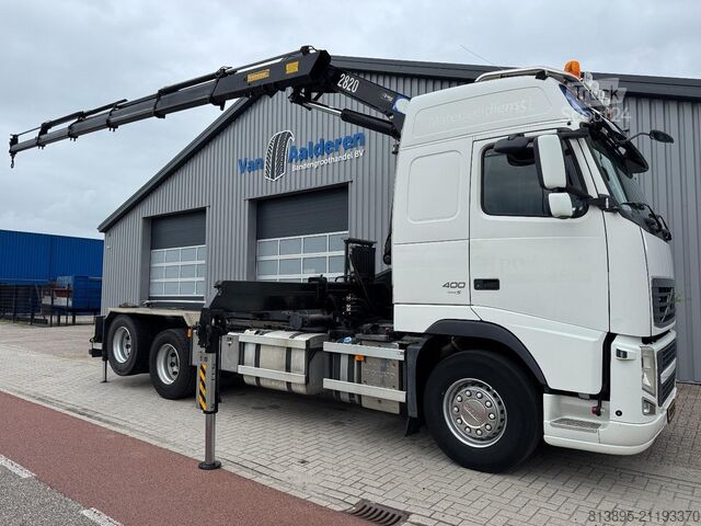 Přeprava kontejnerů Volvo FH 6x2 HMF 2820 K5, NCH Cable system Like New !