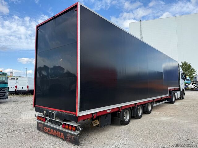 Drikkevogn hængertrailer ACKERMANN-FRUEHAUF PS-F24 hydraulische Schwenkwände/Getränke