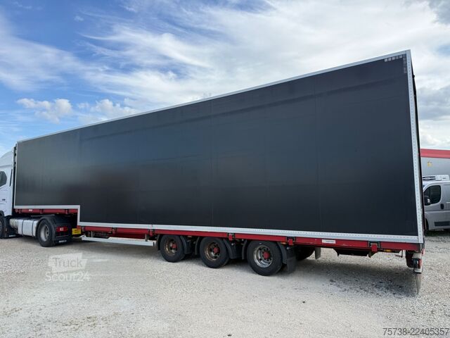 Drikkevogn hængertrailer ACKERMANN-FRUEHAUF PS-F24 hydraulische Schwenkwände/Getränke