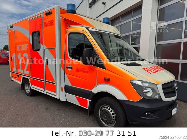 Brandbil MERCEDES-BENZ Sprinter 516 CDI RTW Fahrtec Koffer