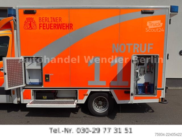Brandbil MERCEDES-BENZ Sprinter 516 CDI RTW Fahrtec Koffer